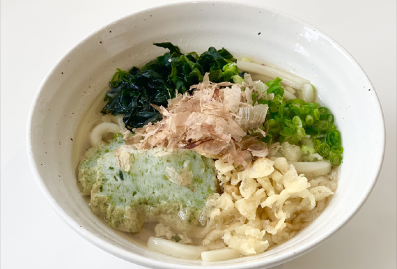 土佐宗田節が香るわかめうどん