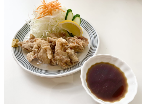 高知県/道の駅めじかの里土佐清水/唐揚げ定食